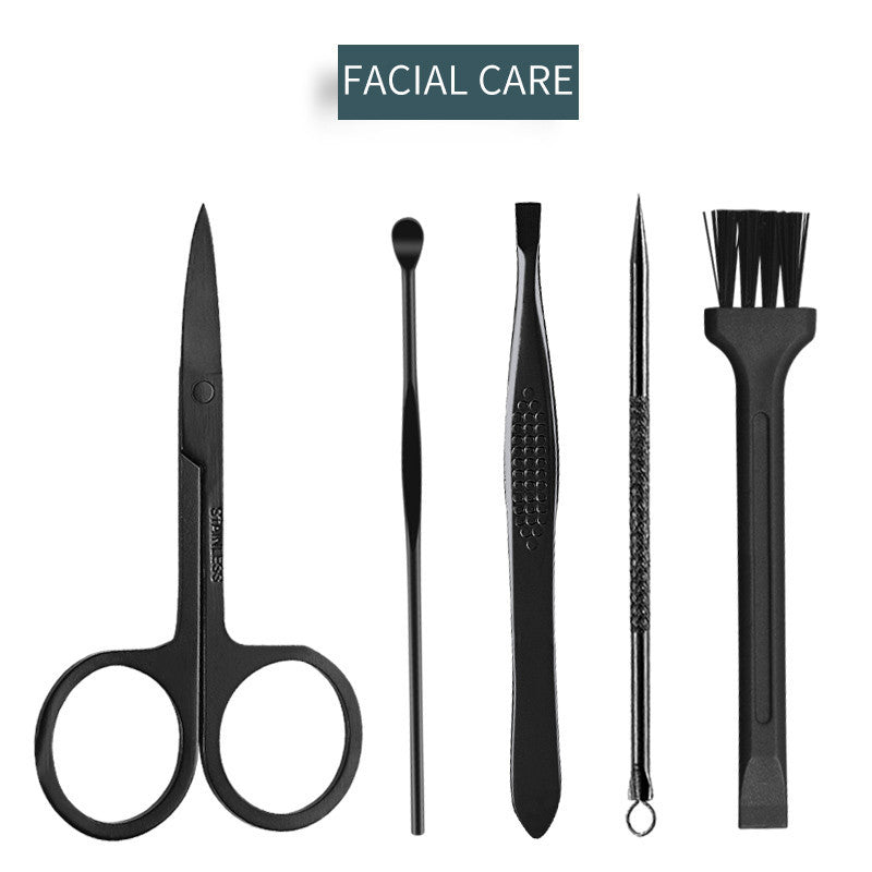 16-Piece Manicure & Pedicure Set with Case – Clippers, Trimmers & Grooming Tools